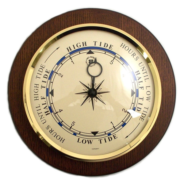Nautical Theme Silent Battery Operated Rustic Wall Clock 9.5 Inch